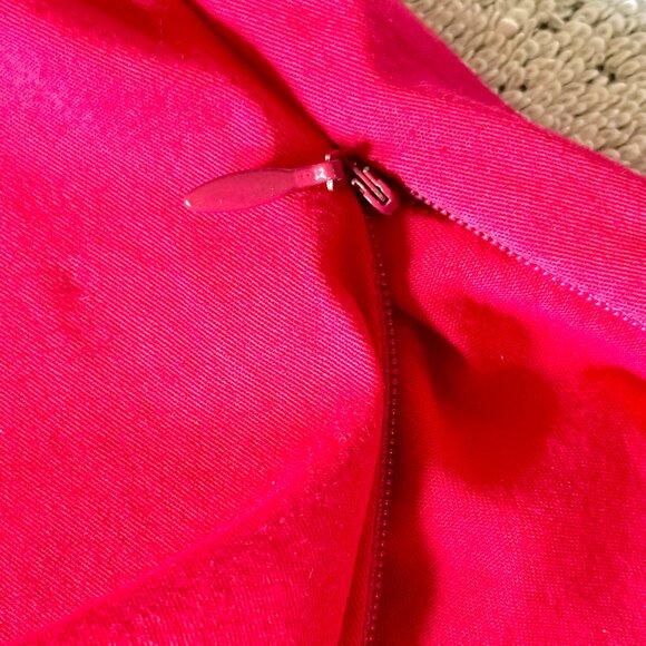 David Loren Red  Stretch Capri Ankle Length Pants Size 4 - Picture 3 of 4